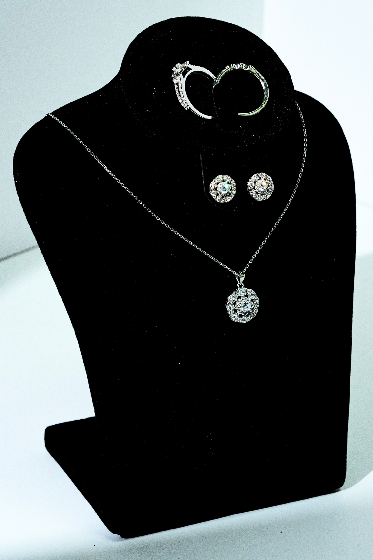 Ambra Metro Blue Jewelry Set
