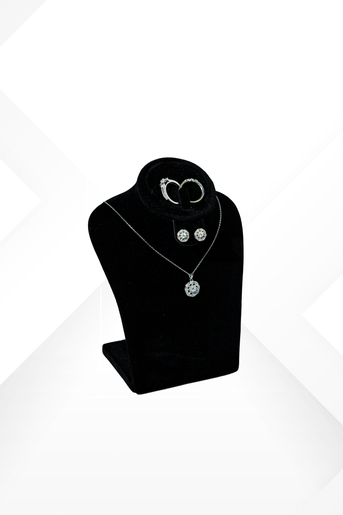 Ambra Metro Blue Jewelry Set