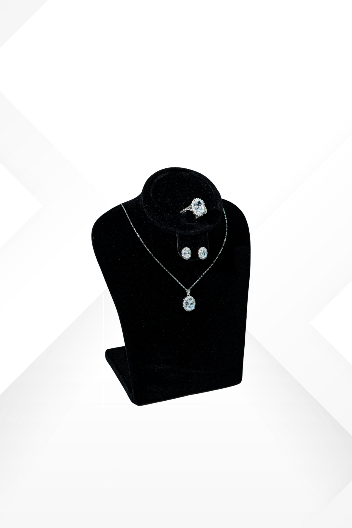 Palladia Salmon Jewelry Set