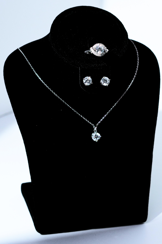 Firenze Black Jewelry Set