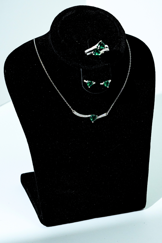 Lusso Kelly Green Jewelry Set